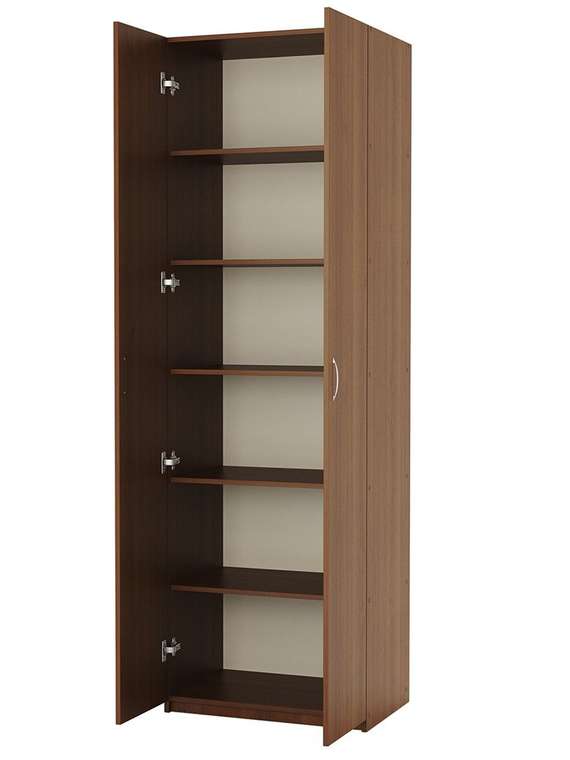 Шкаф с полками ШСП-2 90 цвета орех