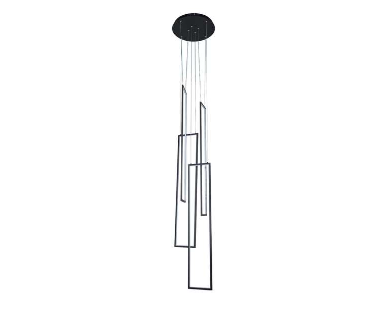 Подвес Алони черный d40 h500 (одиночная W100*20) Led 128W (4000K)
