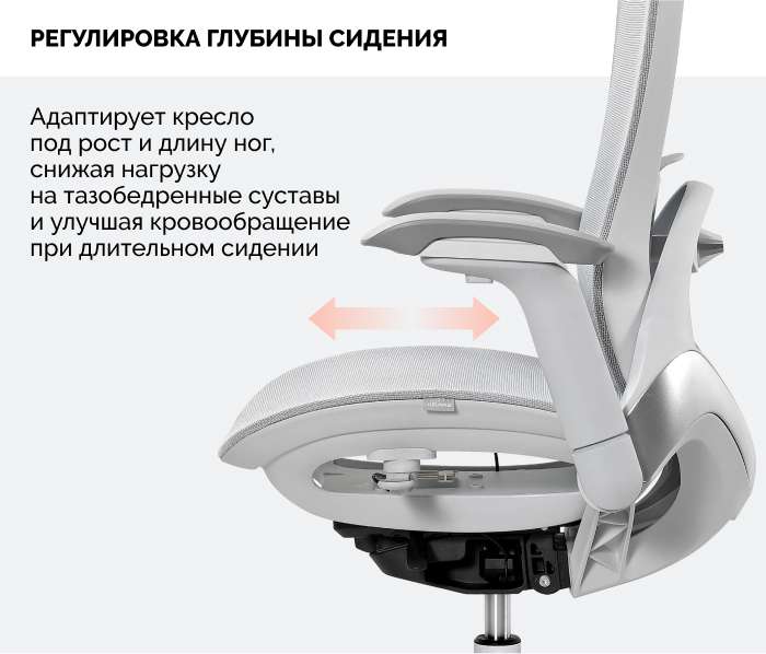 Офисное поворотное кресло Enigma Plus серого цвета
