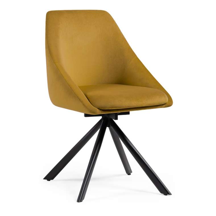 Обеденный стул Окленд желтого цвета