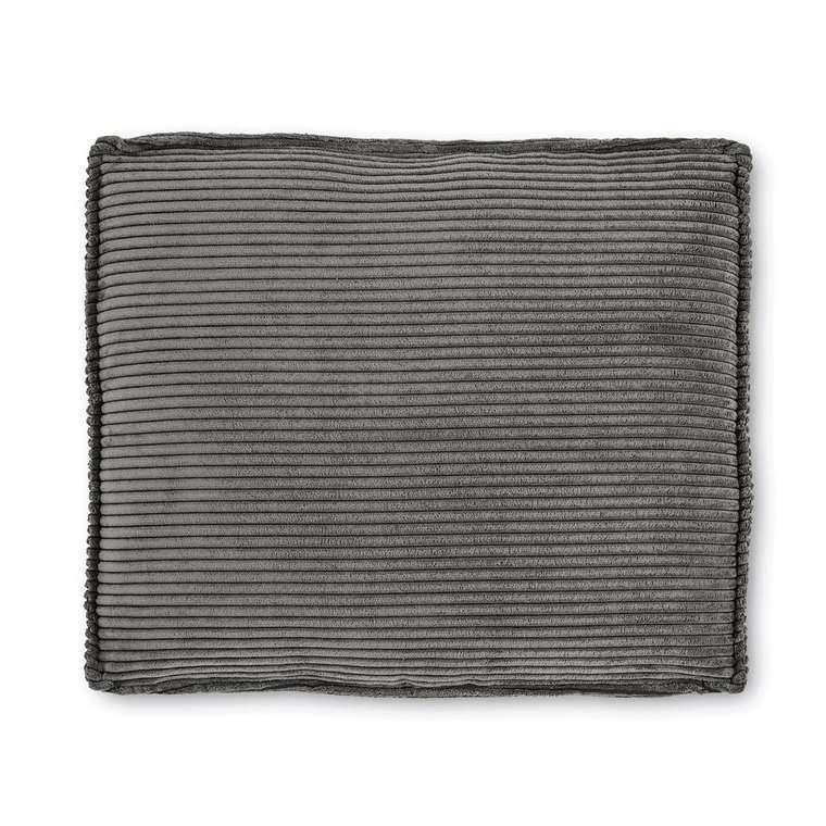 Декоративная подушка для дивана Blok серого цвета