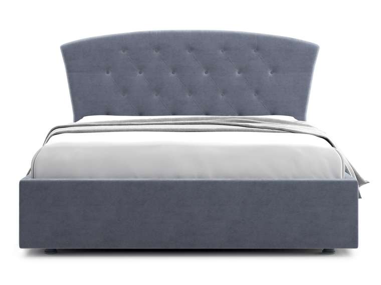 Кровать Premo 140х200 серого цвета с подъемным механизмом
