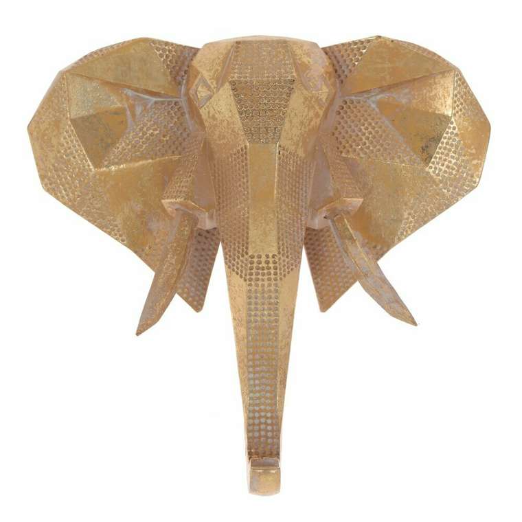 Панно Слон золотого цвета
