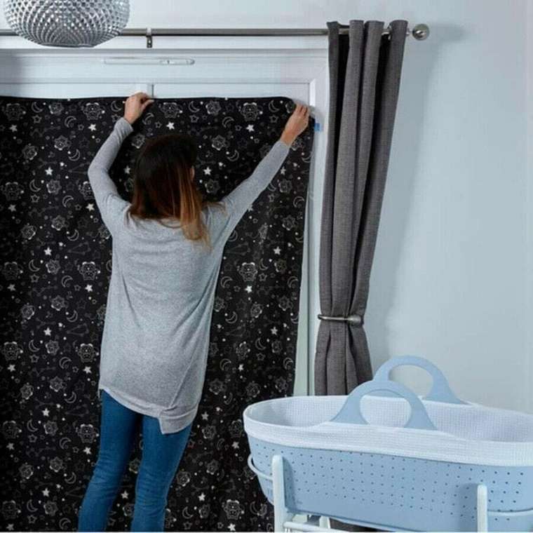 Занавес Tommee Tippee непрозрачный 130 x 198 см Детский Чёрный