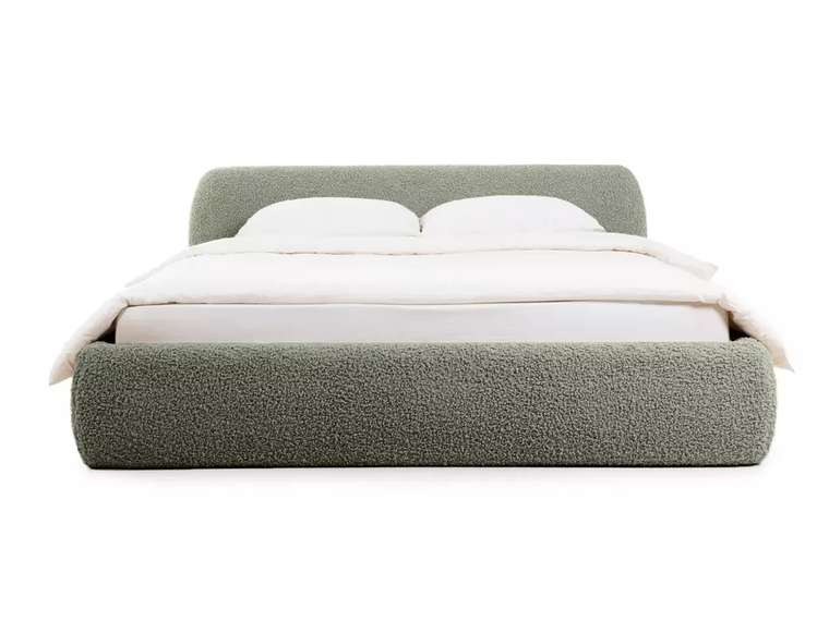 Кровать Sintra 160х200 серо-зеленого цвета без подъемного механизма 