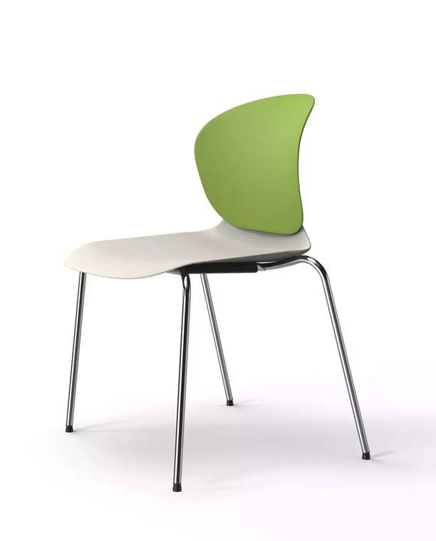 Стул Синнабон бело-зеленого цвета