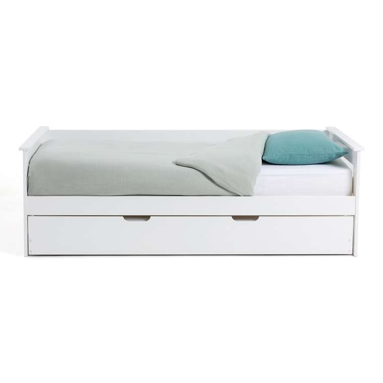 Кровать Ellis 90х190 белого цвета