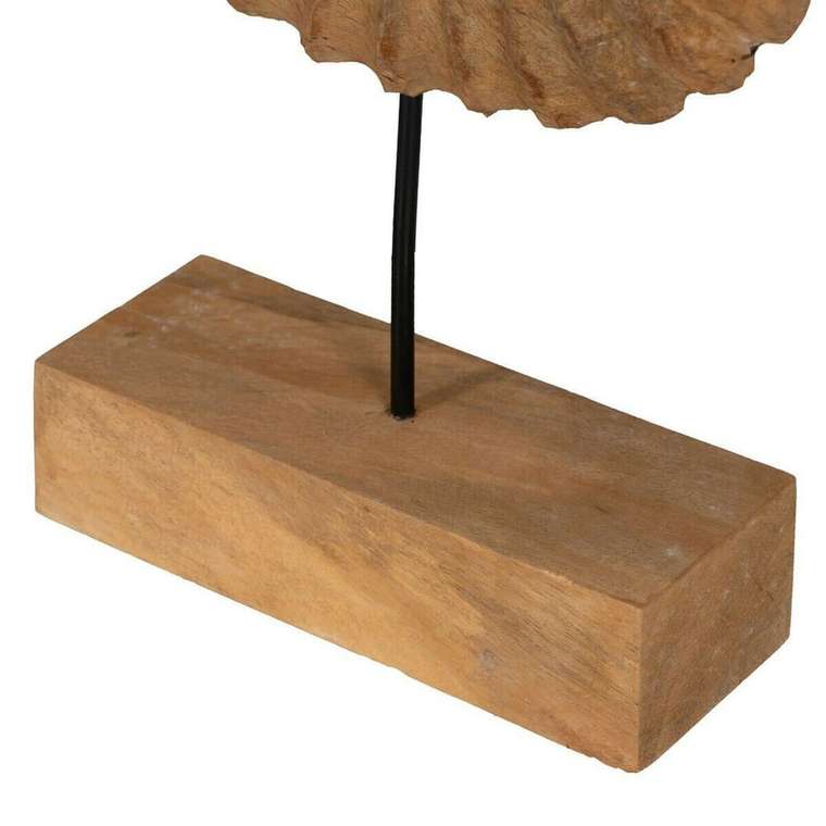 Скульптура Бежевый Древесина манго 49,5 x 9 x 53,5 cm Раковина