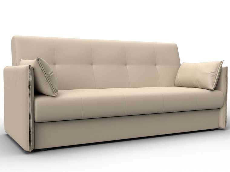 Диван-книжка Лига 018 бежевого цвета (экокожа)