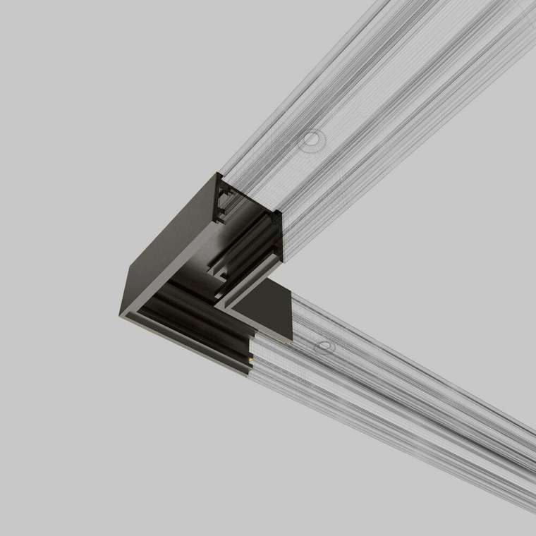 Titan Line Коннектор угловой для накладного шинопровода титан 85224/00 Line Magnetic