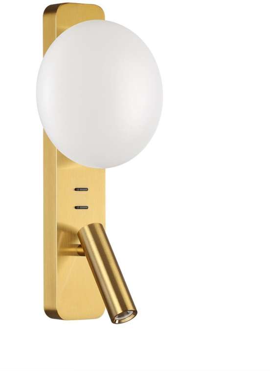 Настенный светильник для чтения со спотом Odeon Light Albergo 7050/5WL металл/металл бронза IP20 LED 1*5W