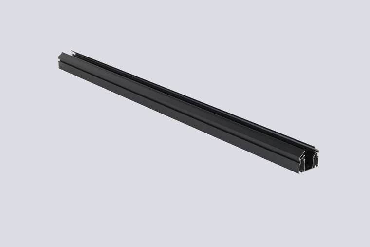 Встраиваемый шинопровод в натяжной ПВХ потолок Crystal Lux Space 220 CLT 0.135 01 L2000 BL