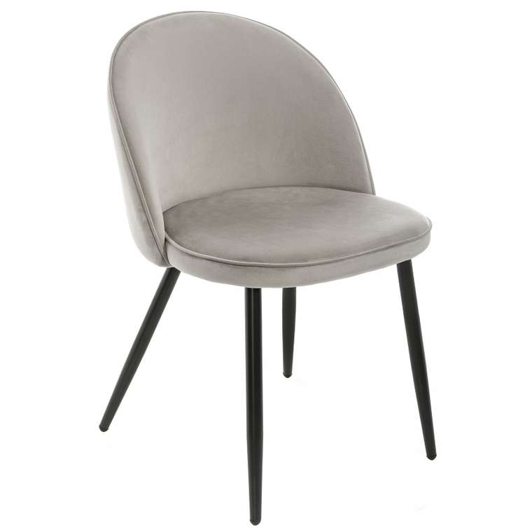 Мягкий стул Dodo светло-серого цвета 