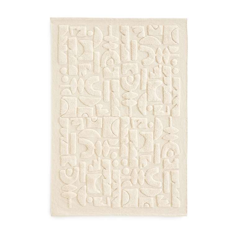 Ковер Podotak 120x180 бежевого цвета