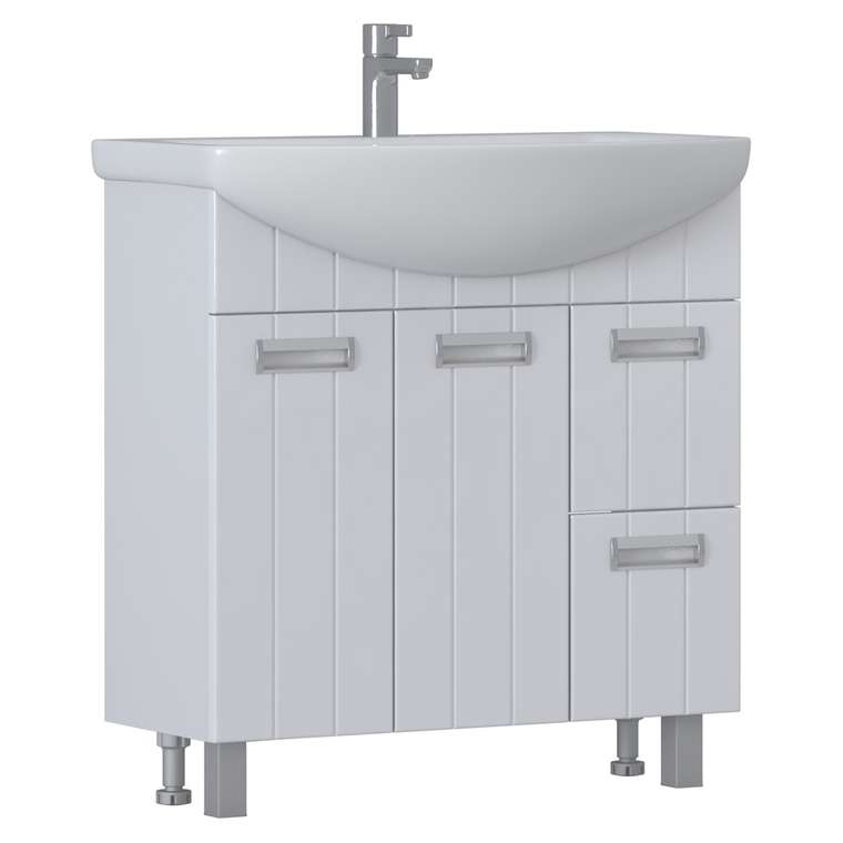 Тумба под раковину Диана 80 белого цвета