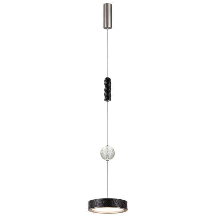 Подвесной светильник Odeon Light Riviera 5451/32LB черный/никель/металл/керамика/хрусталь/акрил LED x 32W 2000К/3000K/4000K/переключ