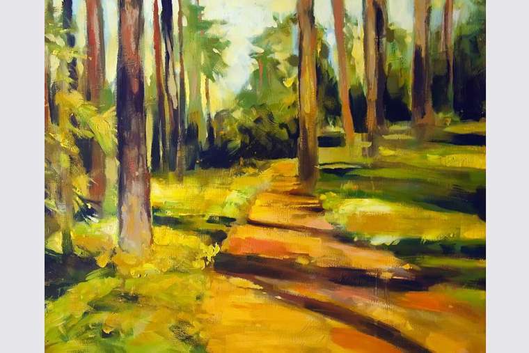 Репродукция Forest path