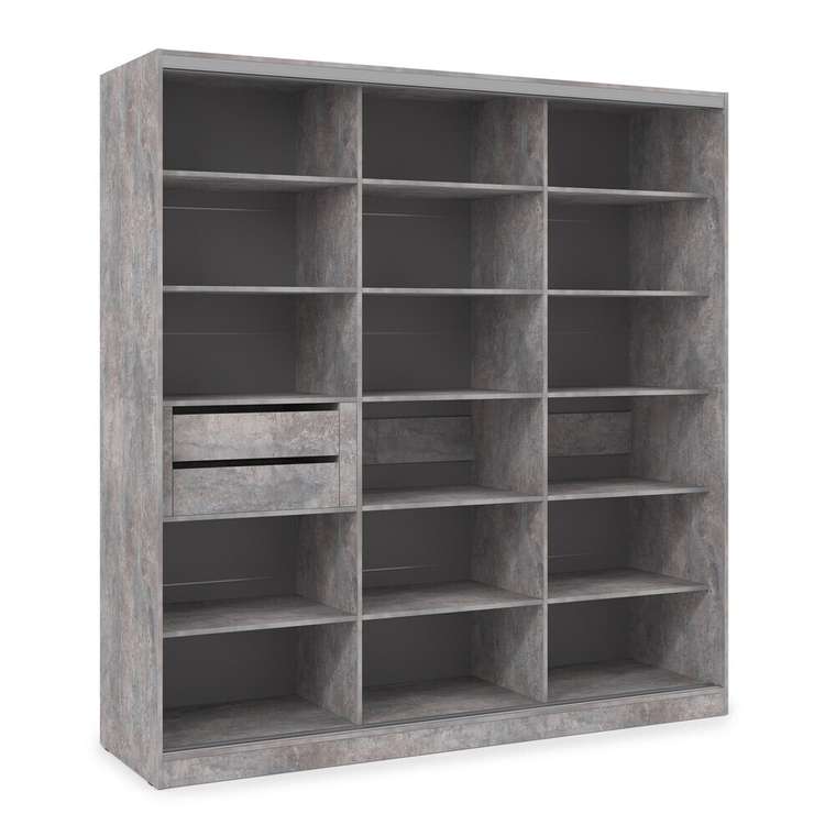 Шкаф-купе Comfort 24.8 серого цвета