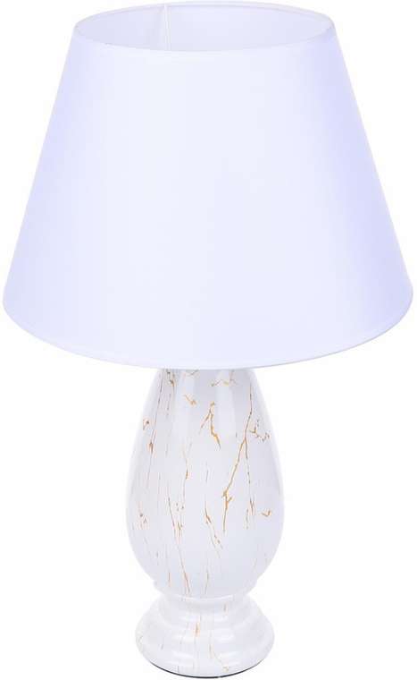 Настольная лампа Lumion Sharlin 8218/1T белый, керамика/текстиль Е27 1*60W 220V