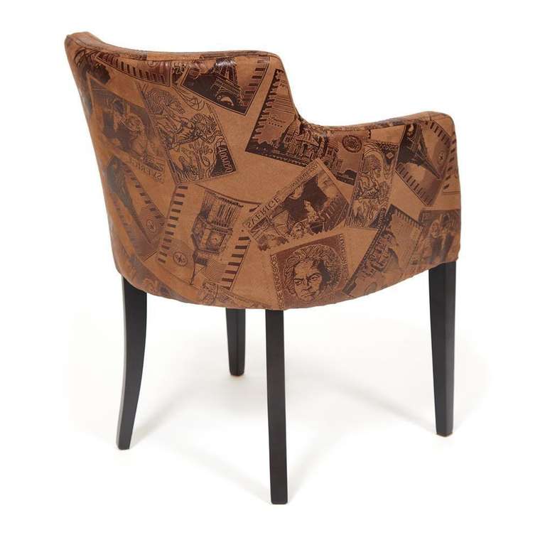 Кресло Knez коричневого цвета