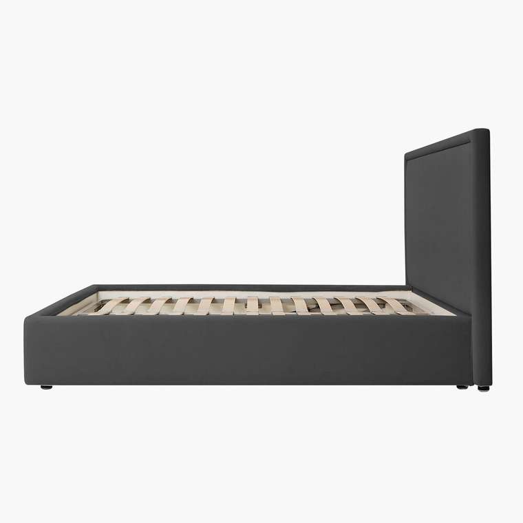 Кровать Dream 140х200 графитового цвета с подъемным механизмом