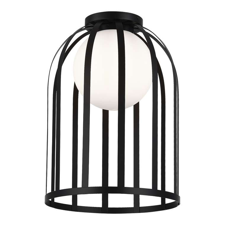 Светильник потолочный ST-Luce Черный/Белый E27 1*60W NORDIC