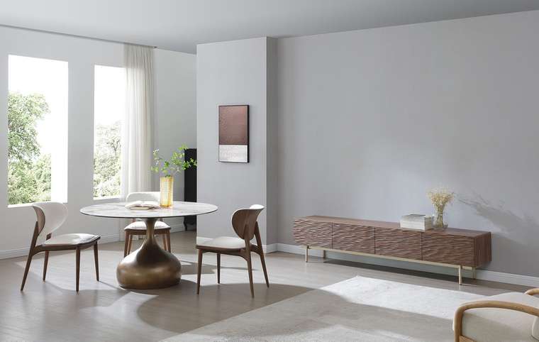 Обеденный стул Ian белого цвета