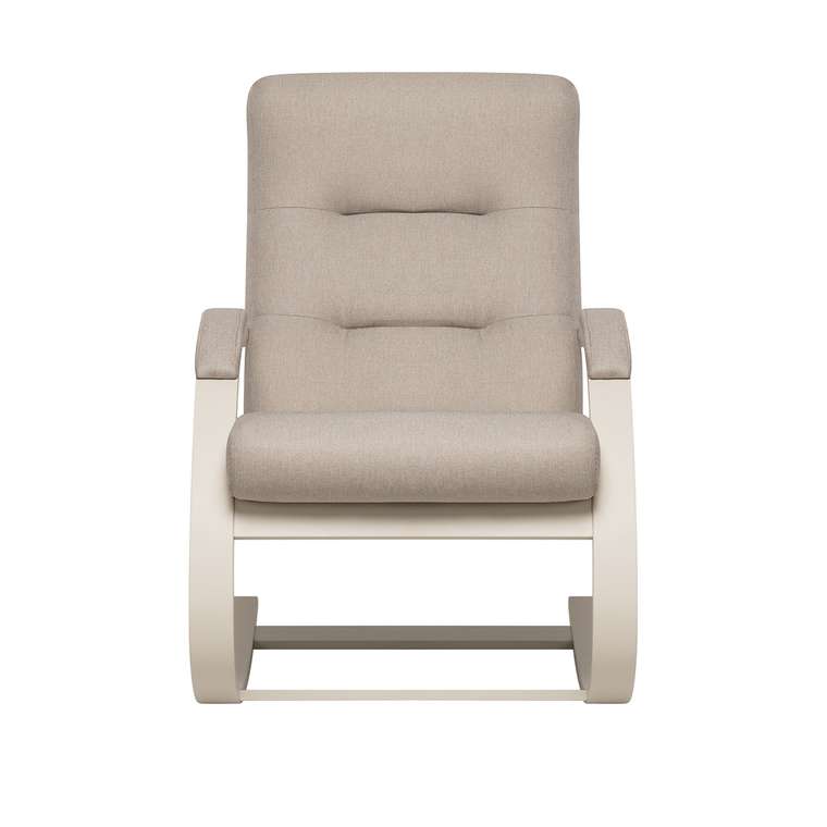 Кресло-качалка Милано NEW бежевого цвета