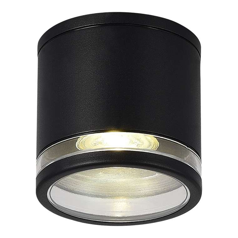 Светильник уличный потолочный ST-Luce черный/белый GU10 1*50W TUBO