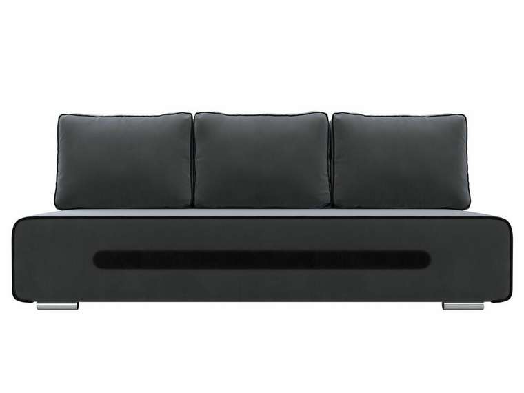 Прямой диван-кровать Приам серого цвета
