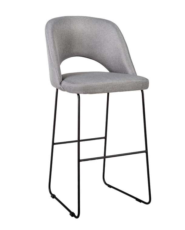 Барный стул Lars серого цвета 