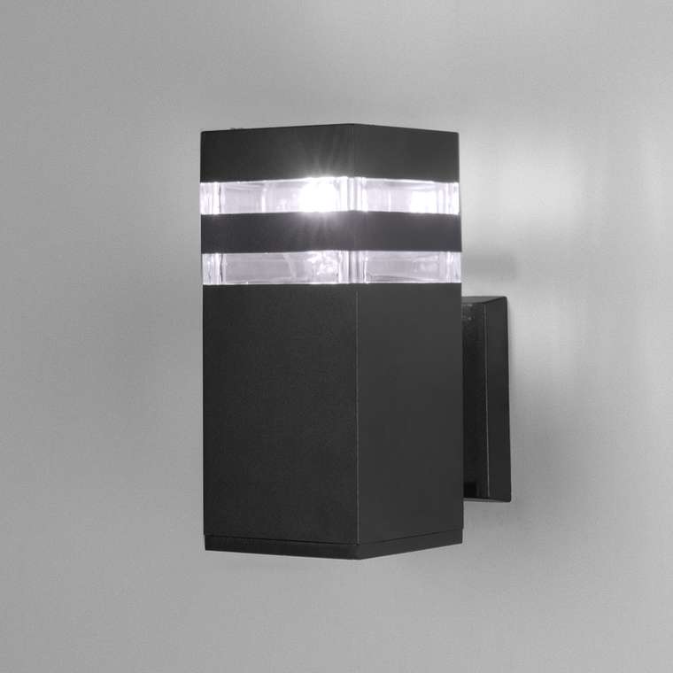 Уличный настенный светильник Arte lamp HEATHER A4413AL-1BK