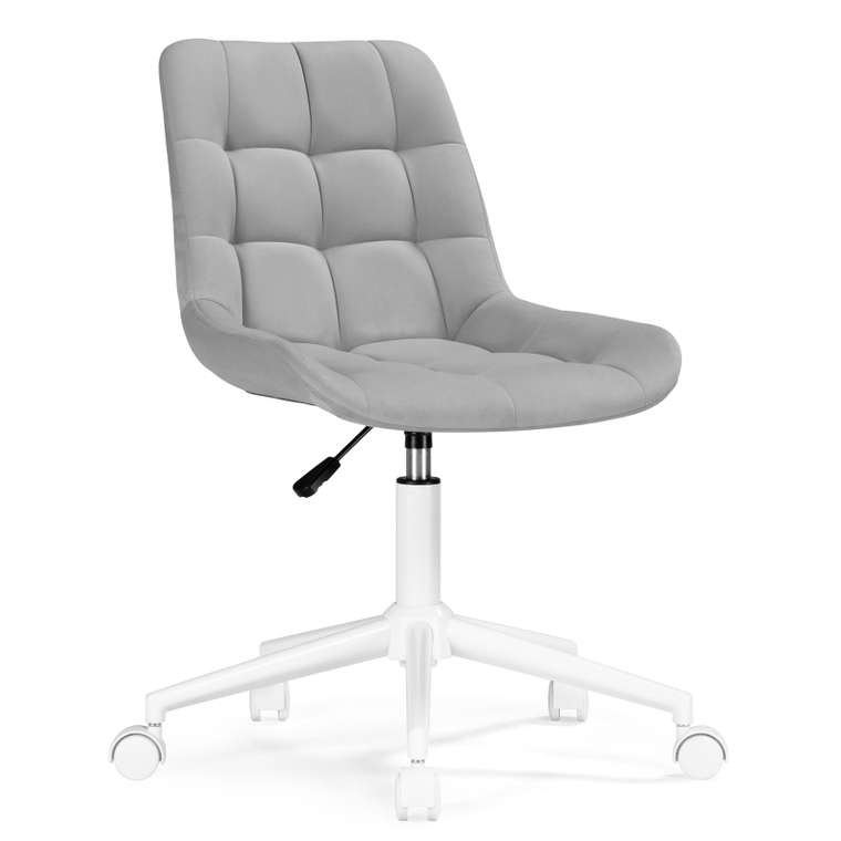 Офисный стул Честер светло-серого цвета 