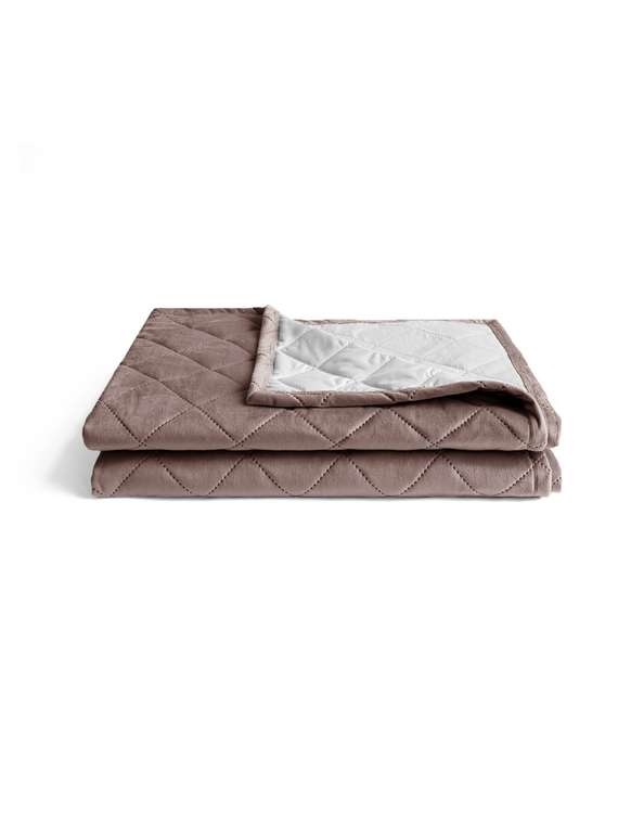 Покрывало Lana Monaco 150x210 коричневого цвета