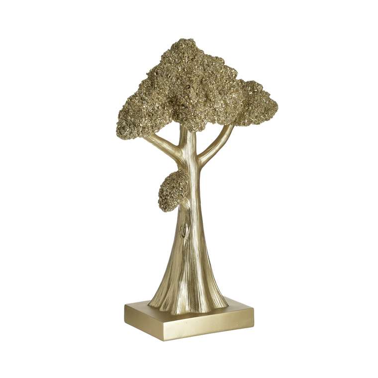 Декор настольный Tree золотого цвета 