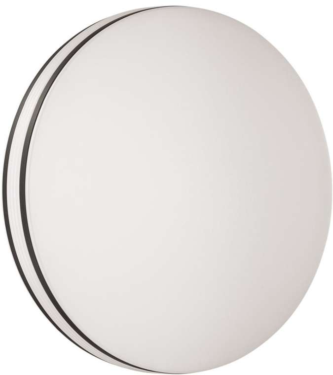 Настенно-потолочный светильник светодиодный для ванной с пультом и управлением смартфоном регулировкой цветовой температуры и яркости ночным режимом Lobio Rbg 3056/DL IP43