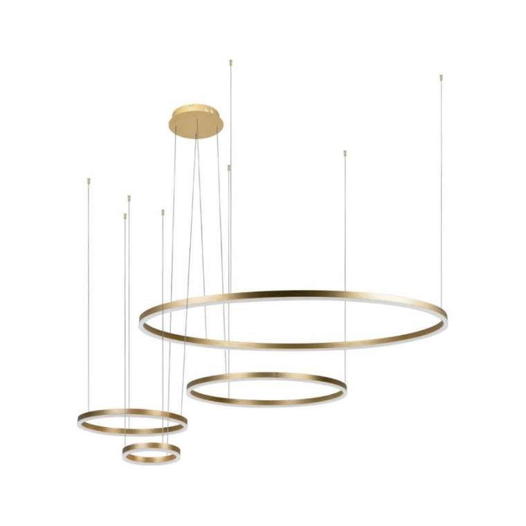 Подвесной светильник Ring 10017/4S (металл, цвет золото)