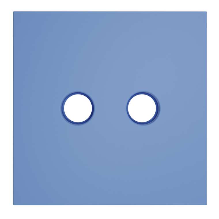 Накладка для розетки телевизионной оконечной TV+SAT, S70 (деним)