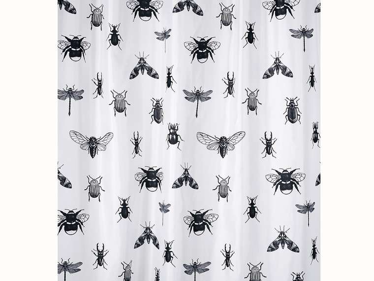 Шторка для ванной Buzz Fauna белого цвета