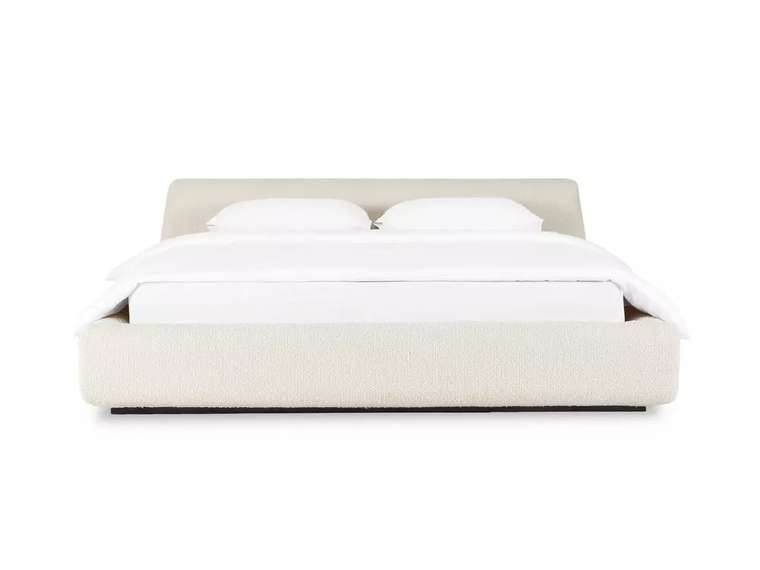 Кровать Vatta 160х200 белого цвета с подъемным механизмом
