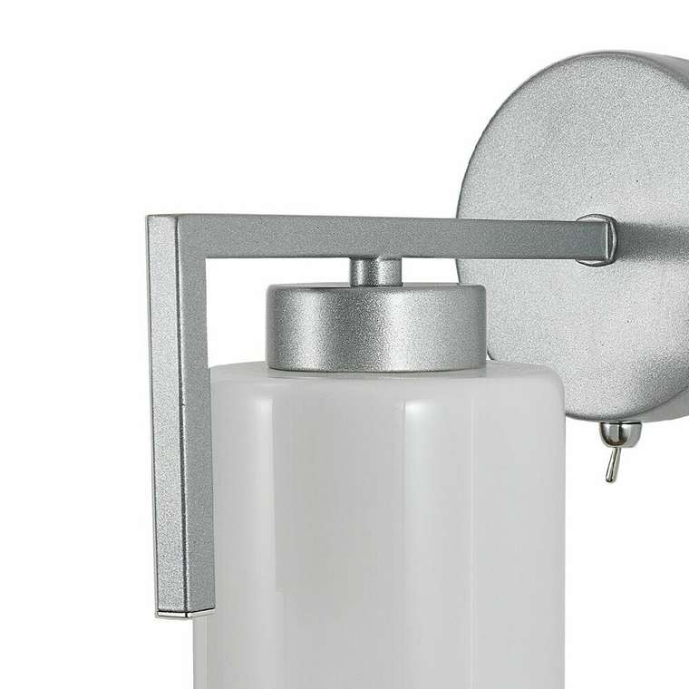 Бра Style 1142/1 Silver (стекло, цвет белый)