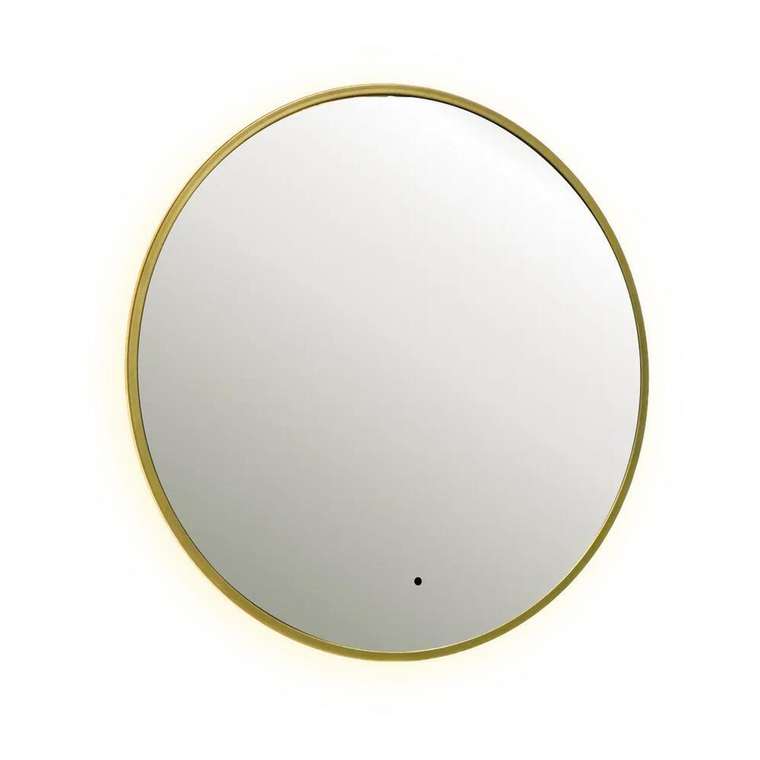 Настенное зеркало Shine D80 золотого цвета