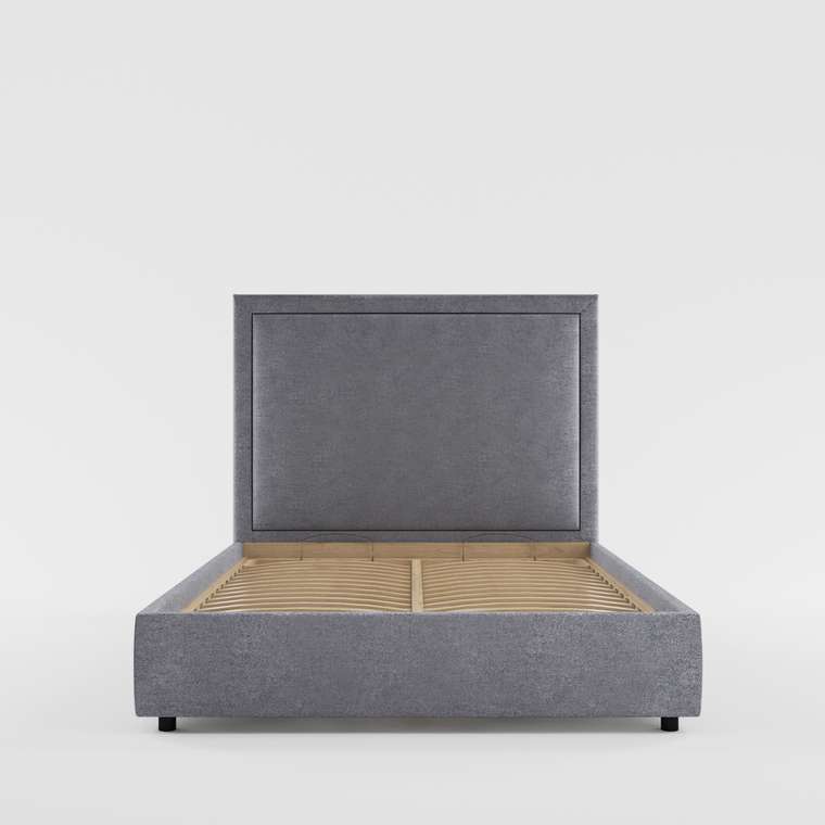 Кровать с подъемным механизмом Monica 160x200 темно-серого цвета