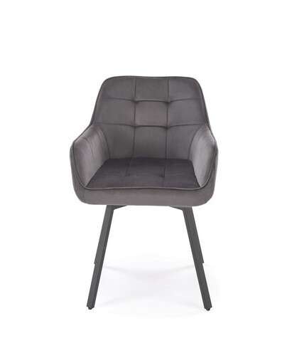 Стул вращающейся K588 серого цвета