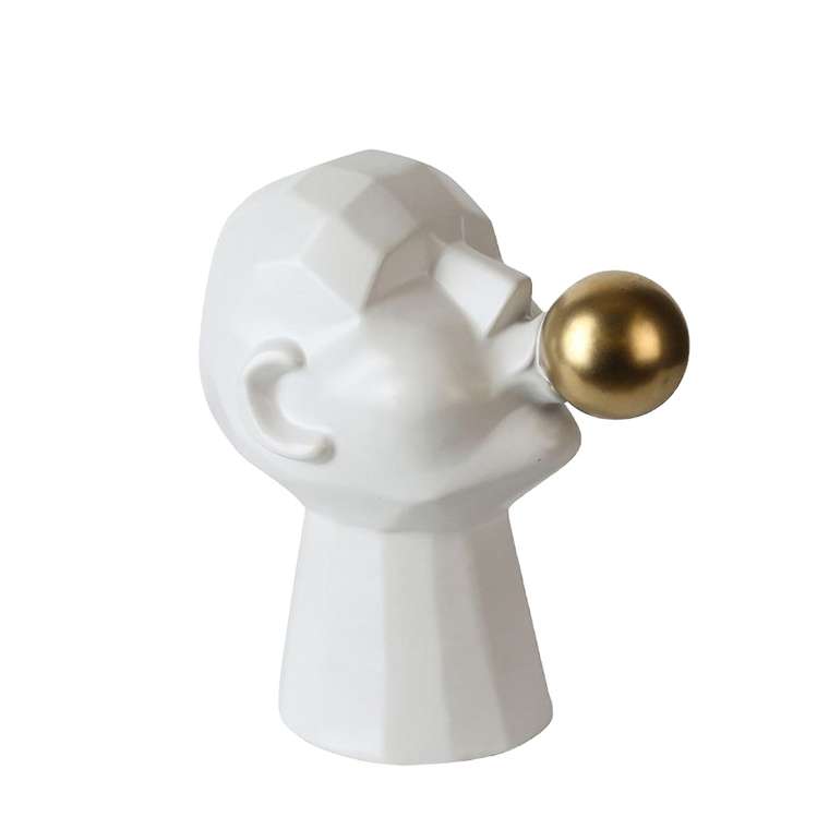 Статуэтка Bubble Head белого цвета