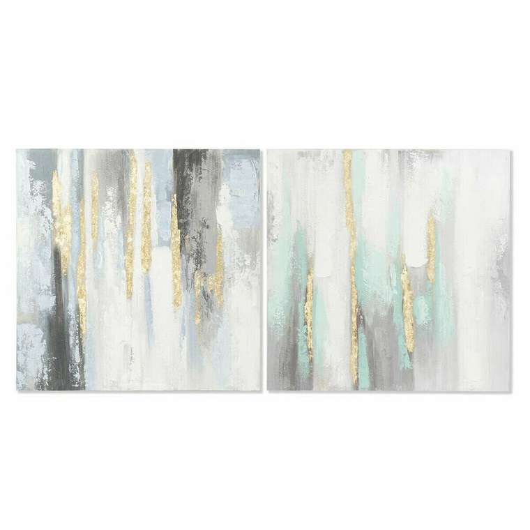 Картина Абстракция 80 x 3 x 80 cm современный (2 штук)