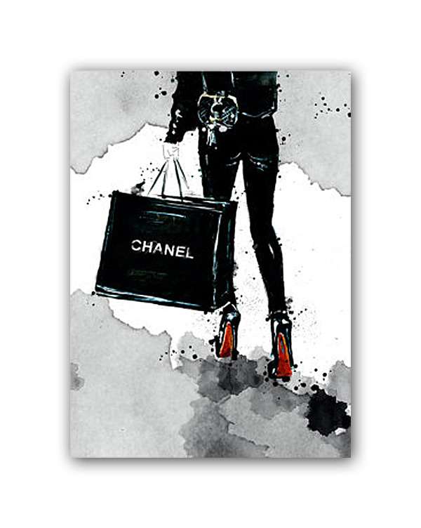 Постер "Chanel in the rain" А3