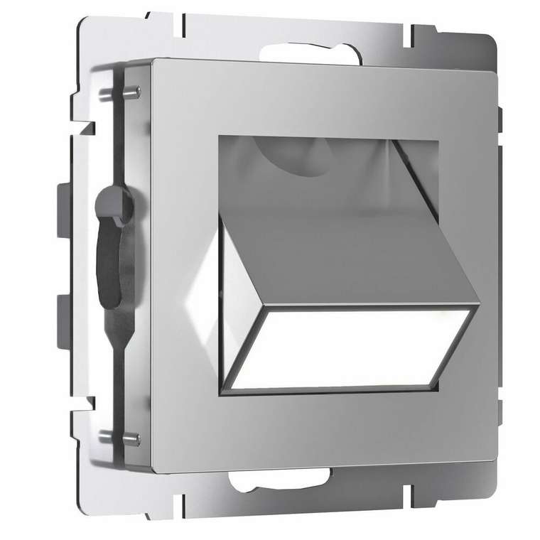 Встраиваемая LED подсветка Turn серебряный W1154706 Встраиваемые механизмы серебряные