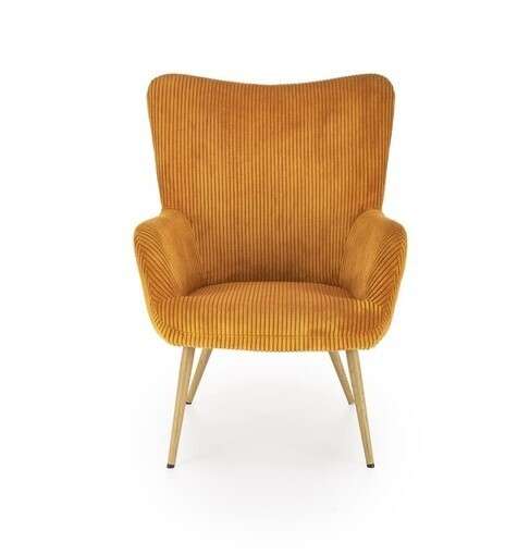 Кресло Amaro горчичного цвета