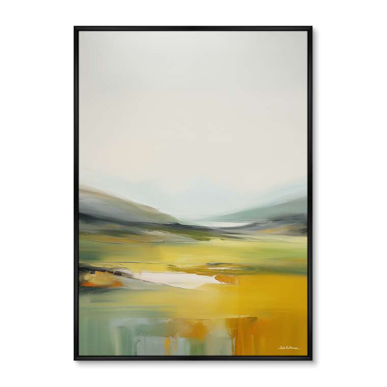 Репродукция картины Landscape collection, Meadows, No 1, 2024г.